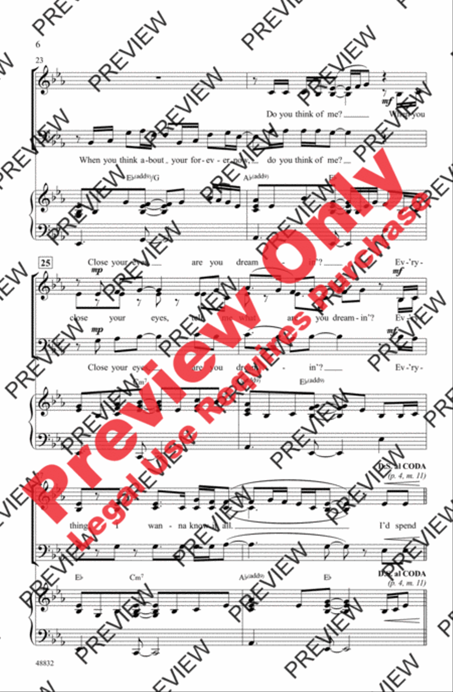 10,000 Hours 10,000 Hours 3-Part scores gallery preview page 6