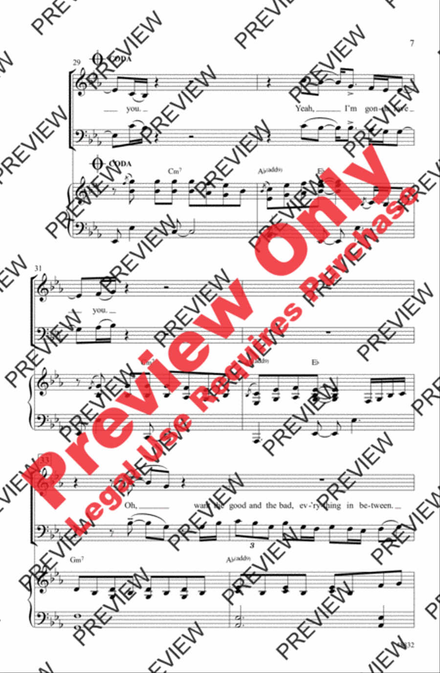 10,000 Hours 10,000 Hours 3-Part scores gallery preview page 7