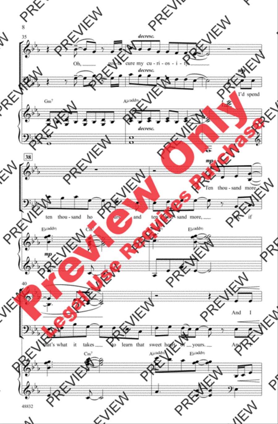 10,000 Hours 10,000 Hours 3-Part scores gallery preview page 8