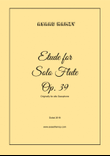 Etude for Solo Alto Saxophone OP.39