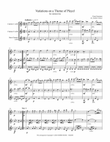 Variations on a Theme of Pleyel for Clarinet Trio