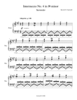 Intermezzo No. 4, Op. 3 in f#-minor