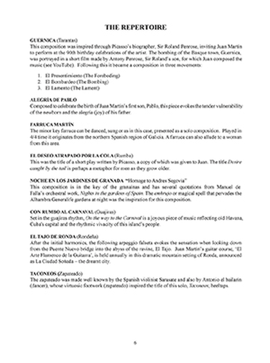 Guitarra Solista - 8 Flamenco Compositions in Tablature/CIFRA for Concert Performers Classical Guitar scores gallery preview page 2