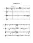 Los Bilbilicos : Score and parts