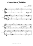 O Little Town of Bethlehem (1 piano, 4 hands)