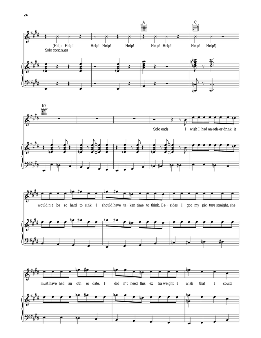 Goin' Down Goin' Down Piano, Vocal, Guitar scores gallery preview page 4