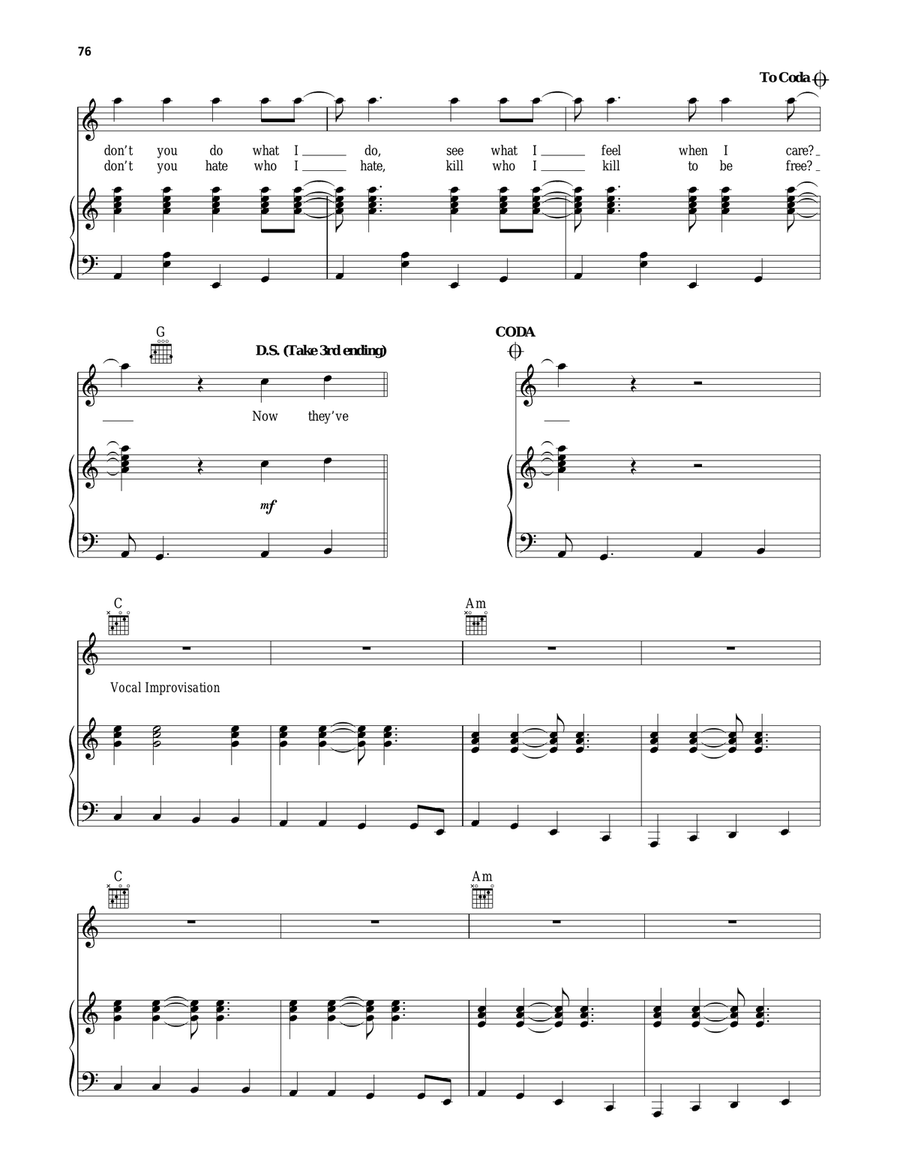 Randy Scouse Git Randy Scouse Git Piano, Vocal, Guitar scores gallery preview page 3