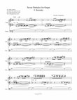 Seven Preludes for Organ, 4. Serenity