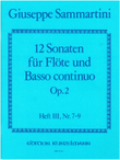 12 Sonatas for flute, Volume 3