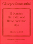 12 Sonatas for flute, Volume 4