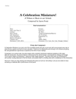 A Celebration Miniature! (for Beginning Band)
