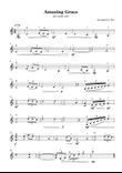 Amazing Grace ( for Violin Solo , unaccompaniment ) ( Intermediate Level )