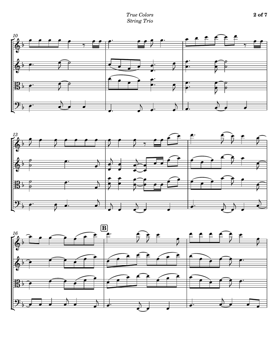 True Colors String Trio scores gallery preview page 2