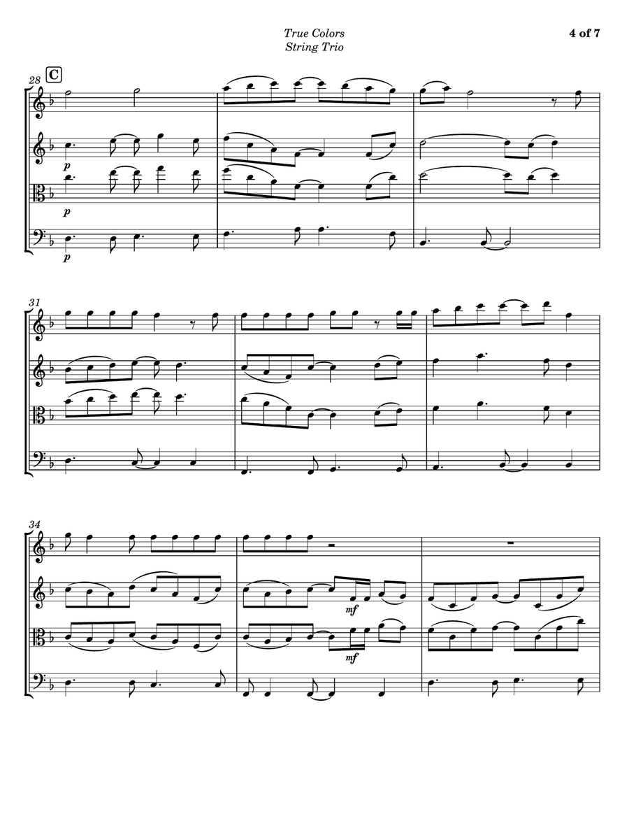 True Colors String Trio scores gallery preview page 4