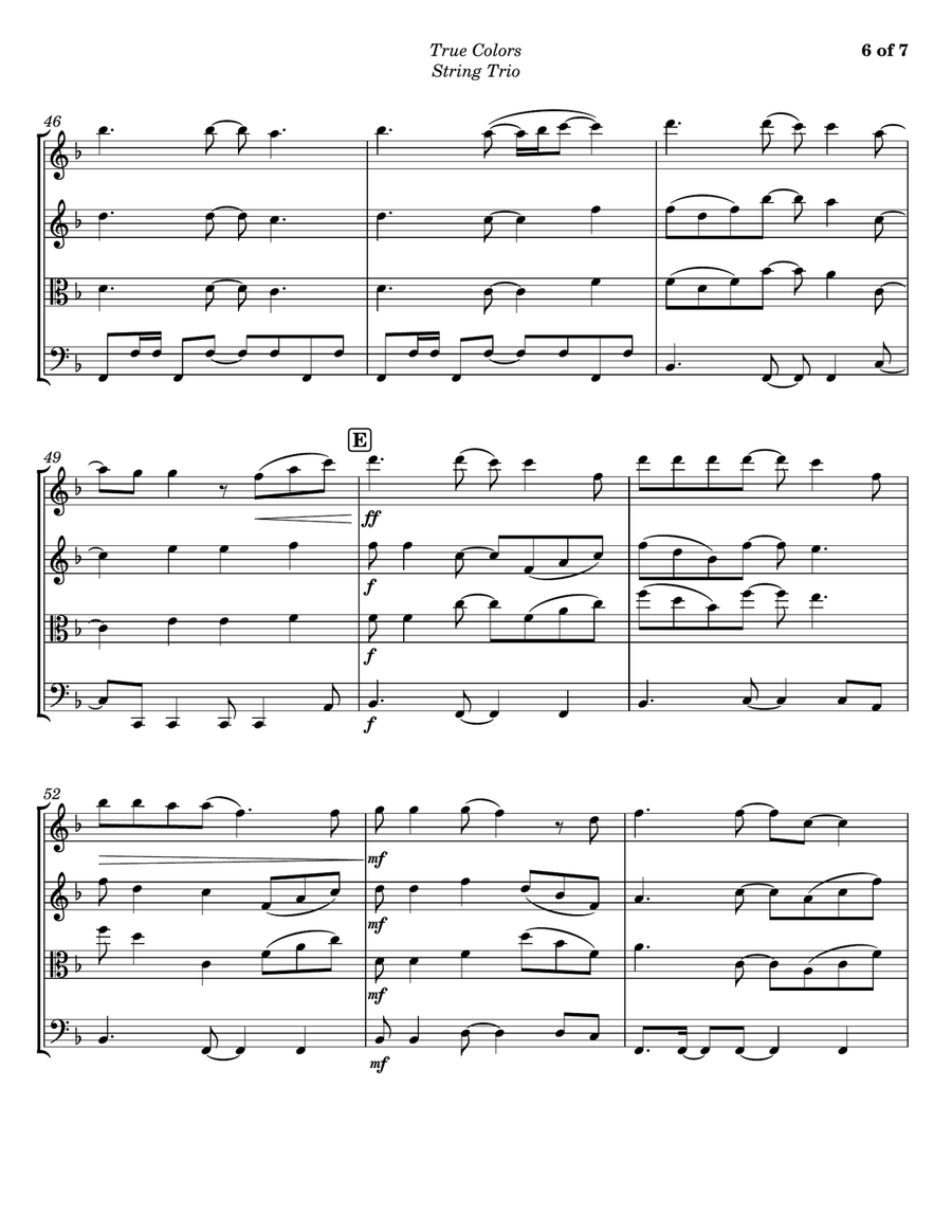 True Colors String Trio scores gallery preview page 6