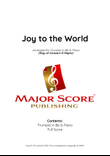 Joy to the World - Bb Trumpet & Piano (D Major)