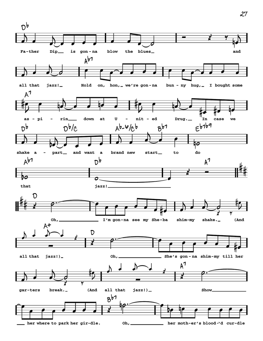 And All That Jazz (from Chicago) (High Voice) High Voice scores gallery preview page 2