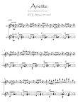 Guitar duet Ariette by Halevy