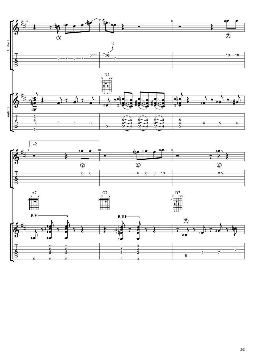 I Got You (i Feel Good) I Got You (i Feel Good) Guitar Ensemble scores gallery preview page 2