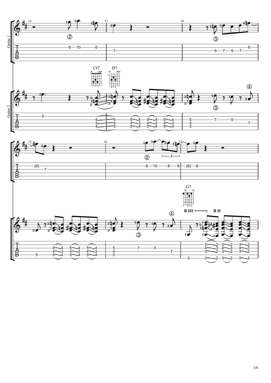 I Got You (i Feel Good) I Got You (i Feel Good) Guitar Ensemble scores gallery preview page 3