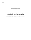 Apologia at Umzimvubu (String quartet)