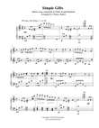 Simple Gifts - late intermediate piano