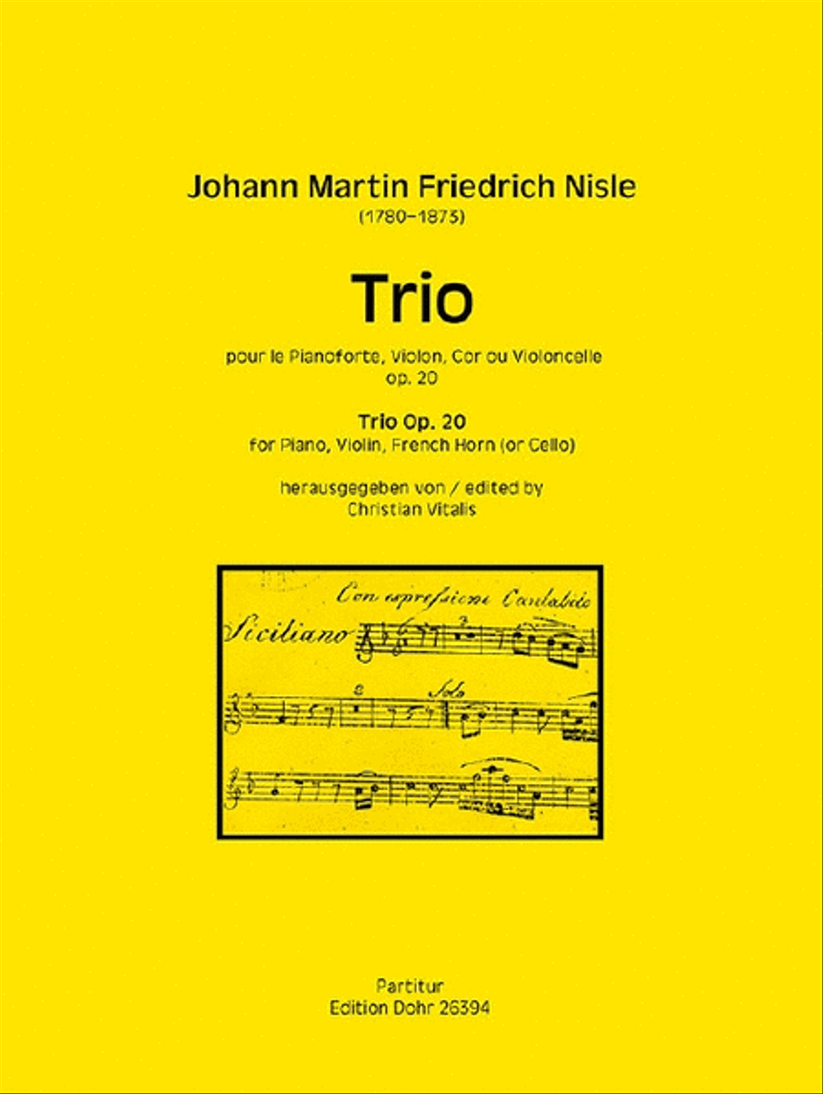 Trio op.20 Horn scores gallery preview page 1