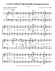 O Little Town Of Bethlehem (Old English Version)