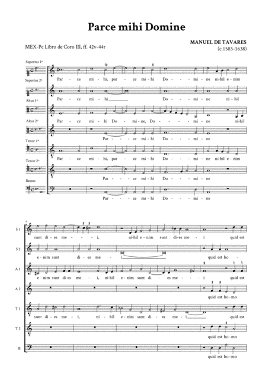 Parce mihi Domine Divisi scores gallery preview page 3