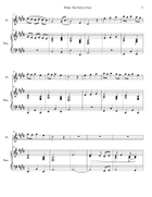 When The Party's Over Woodwind Trio scores gallery preview page 4