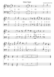 Silent Night - TTBB - slow light a cappella jazz - Stuart Sides