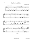 The First Leaf Falls - Piano Solo