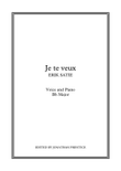 Je te veux (Bb Major)