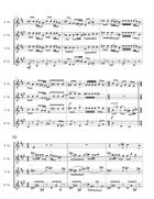 This Is Halloween Saxophone Quartet scores gallery preview page 5