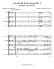 John Field, Sonata I (Movement I) arranged for orchestra by Scott Fields Davis