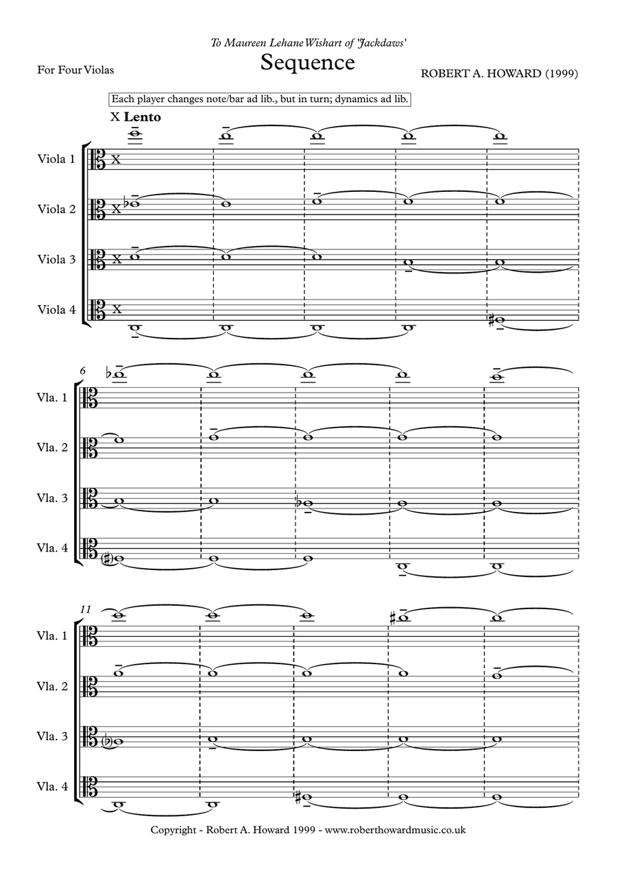 Sequence (full playing score) Chamber Music scores gallery preview page 2