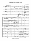 Christ We Do All Adore Thee for String Quartet