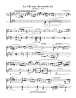 La fille aux cheveux de lin / The girl with the flaxen hair for violin (flute) and guitar