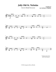 Jolly Old St. Nicholas for Solo Mallet Percussion