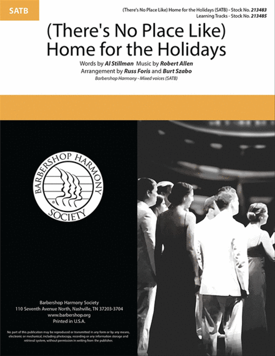 (There's No Place Like) Home for the Holidays 4-Part scores gallery preview page 1