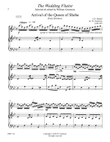 Handel - Arrival of the Queen of Sheba - flute-piano