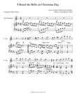 I Heard the Bells on Christmas Day--alto sax solo