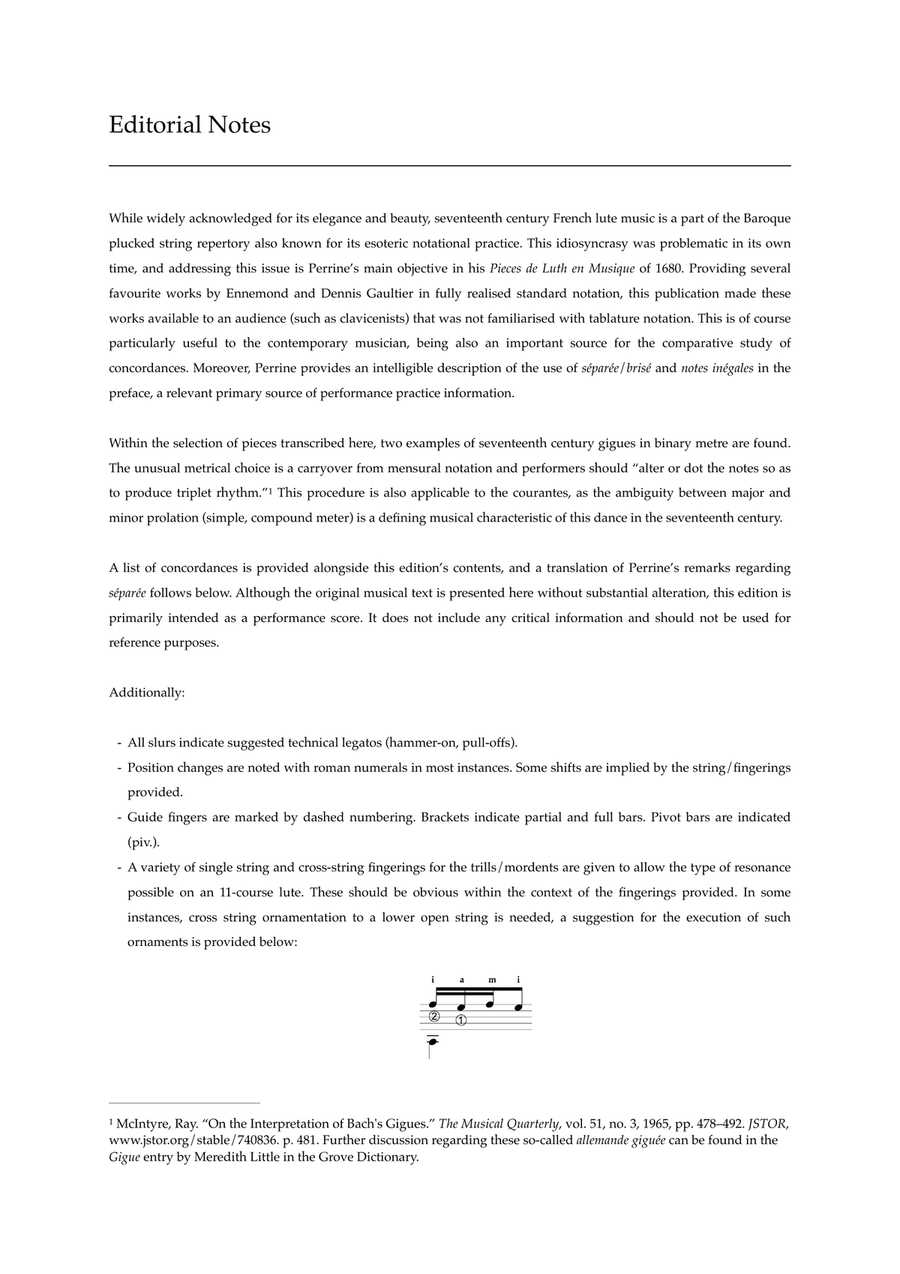 Suite in D Minor Classical Guitar scores gallery preview page 3