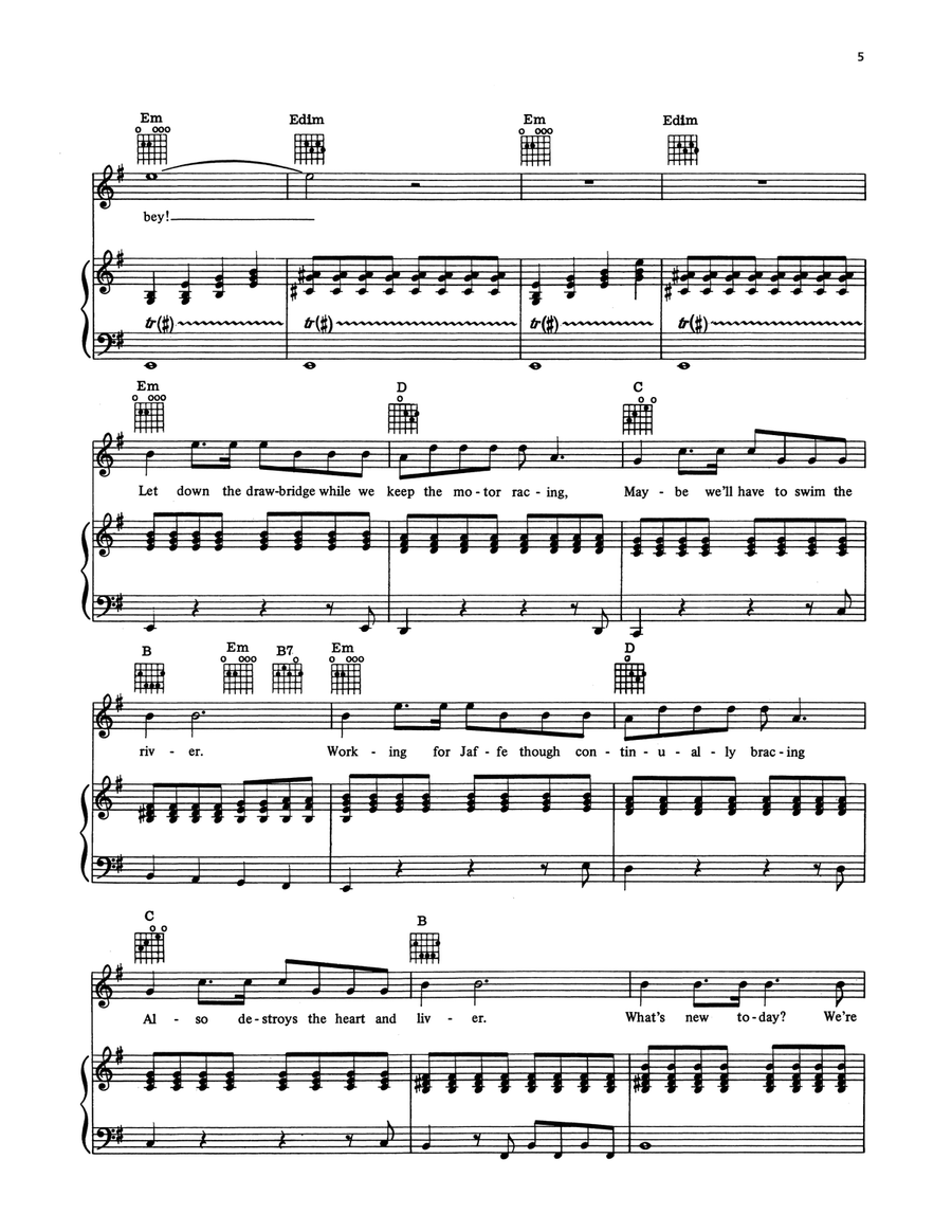 On The Twentieth Century (from On The Twentieth Century) Piano, Vocal, Guitar scores gallery preview page 2