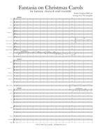 Fantasia on Christmas Carols (Band & Chorus) Large Ensemble scores gallery preview page 5