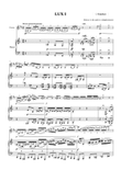 LUX I for clarinet and piano