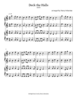 Deck The Halls- SATB with parts