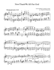 Now Thank We All Our God - Piano Solo