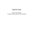 Buffalo Gals for Brass Quartet with optional horn
