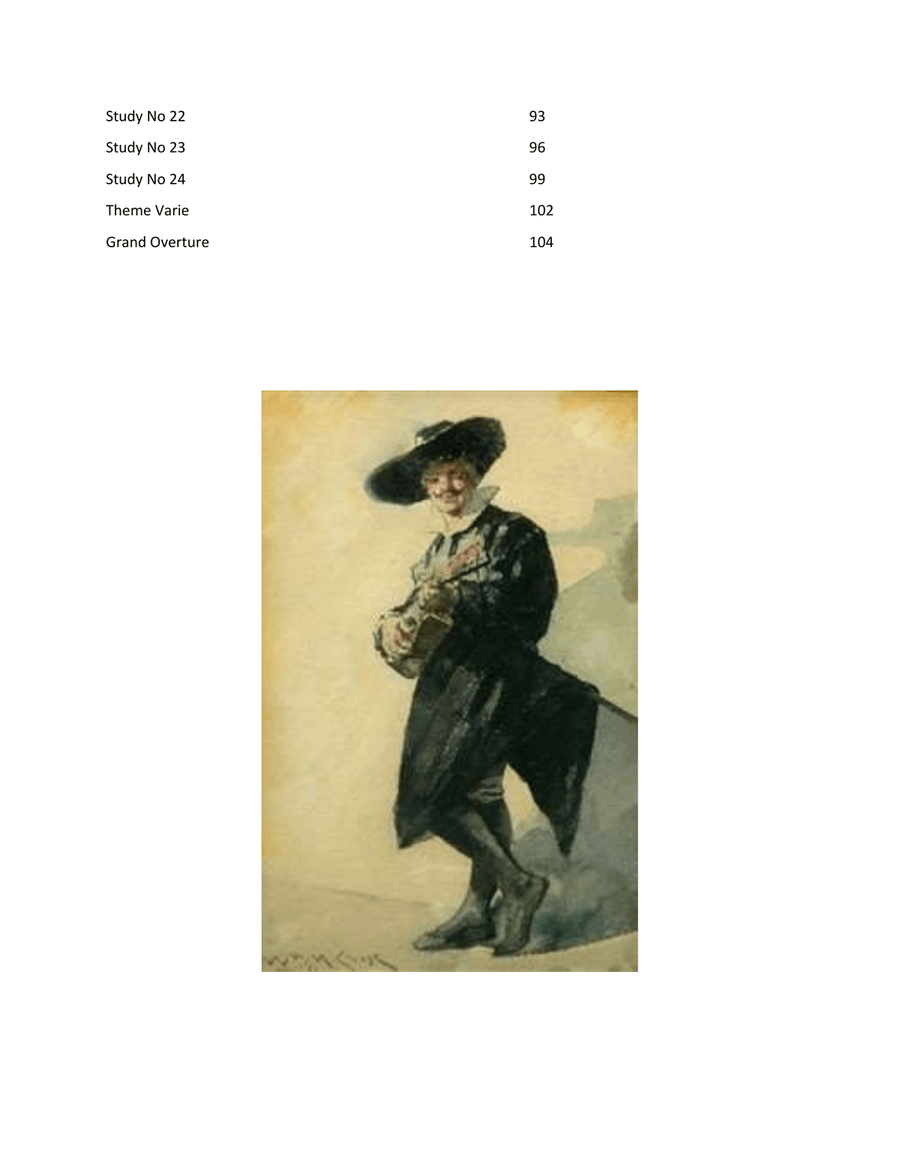 Mauro Giuliani Studies & Etudes Opus 50, Opus 48 and Selected Pieces In Tablature and Modern Notati Ukulele scores gallery preview page 4
